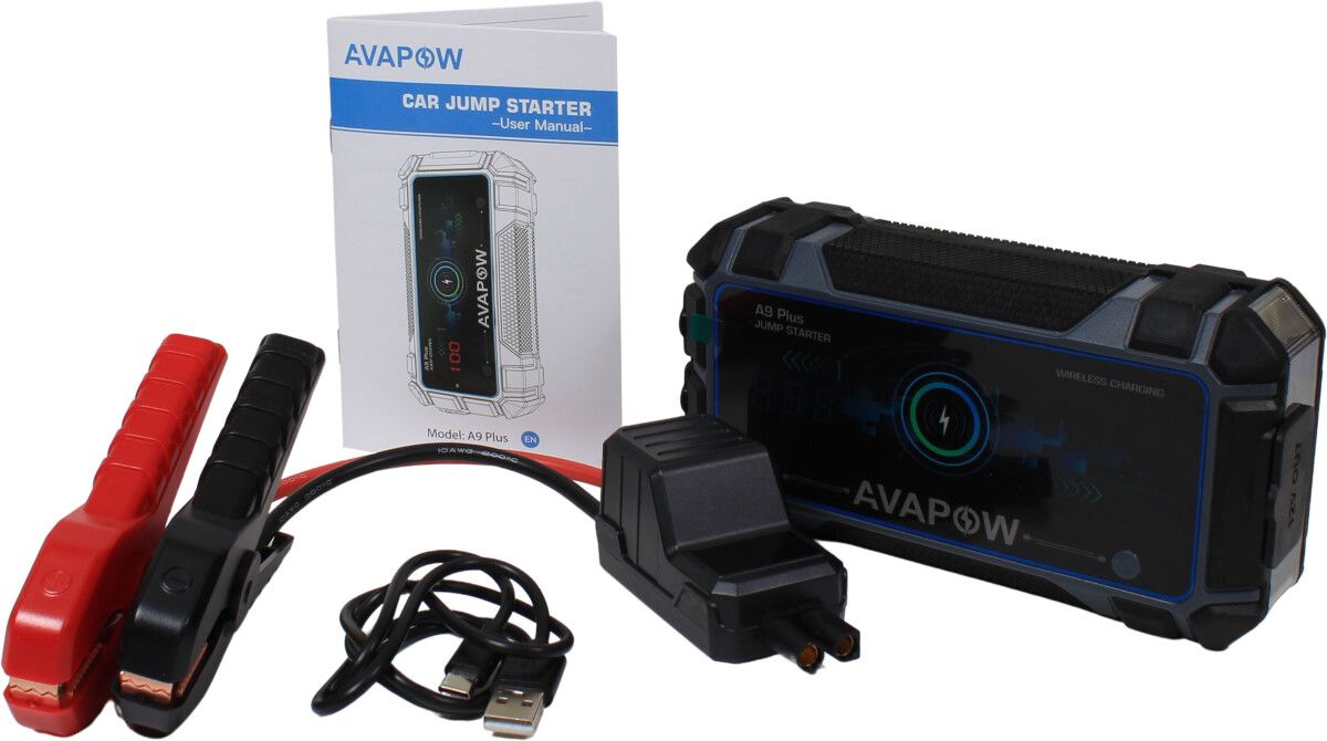 Avapow Jumpstarter A9 Plus 12V 2000 A 12000 mAh