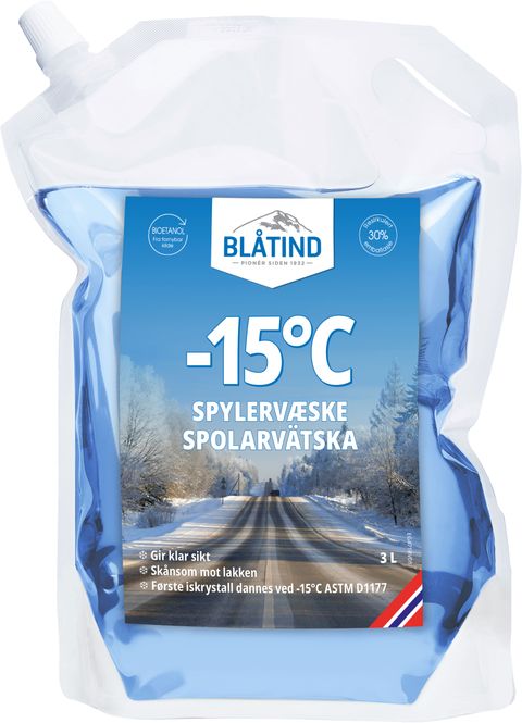 Hovedbilde spyler væske vinter Blåtind ...